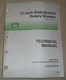 JOHN DEERE 21-INCH WALK BEHIND MOWER TECHNICAL SERVICE SHOP REPAIR MANUAL TM1369
