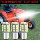 3 Super LED headlights bulbs for Gravely 810 812 814 816 817 818 1156 LED 12V Y2