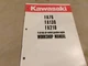 KAWASAKI FA76, FA130, FA210 4-STROKE GAS ENGINE WORKSHOP MANUAL