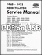 Ford Tractor Shop Manual USB 2000 3000 4000 5000 7000 Repair Service 1965-1975