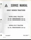ALLIS CHALMERS 608LT AND 611LT LAWN TRACTORS SERVICE MANUAL