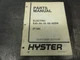 Hyster Electric E45XM E50XM E55XM E60XM E65XM Forklift Parts Manual   F108