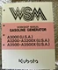 WSM Kubota Workshop Manual Gasoline Generator US A3000 A3200 A3200 A3500 A3500X