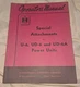 1951 International Harvester SPECIAL ATTACHMENTS U-6 UD-6 UD6A  Power Units