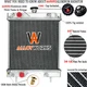 K256185210 2 Row Radiator For Kubota Tractor BX22D BX2230D BX23D BX2200D