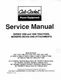 CUB CADET 1000 & 1500 Series Tractor Service Manual IH