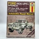 Haynes Ford Pick Ups Bronco Repair Manual 1973 Thru 1979 2WD4WD F-100 Through F-