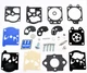 Walbro Carburetor Kit & Intake Gasket fits Homelite Blower BP250 WT150 WT199 Y52