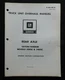 1973 GENERAL MOTORS GM EATON-TANDEM 30DSC 34DSC REAR AXLE OVERHAUL REPAIR MANUAL