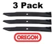3 Pack Oregon 91-242 Mower Blade for Gravely 11234 11234P1 50" Pro 50