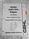 ISUZU 4JG1-TPA ENGINE PARTS LIST MANUAL CATALOG GEHL CTL70 MUSTANG MTL20 917063