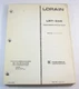 Original Lorain Koehring LRT-330 Rough Terrain Hydraulic Crane Parts Manual