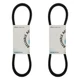 (Set of 2) PTO Shaft Belt Fits Kubota G3200 G4200 G5200 G6200 RC40-G RC44-G