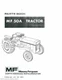 Massey-Ferguson MF50A Dsl Ind Tractor Parts Manual