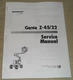 GENIE Z-45 /22 AERIAL BOOM MAN-LIFT SERVICE SHOP REPAIR MANUAL BOOK 32960