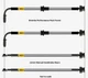 FULL KIT HEL Brake Lines For Seat Leon 5F 2.0 Cupra 265/280 Manual Handbrake 13-