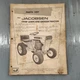Jacobsen Chief Lawn and Garden Tractor Parts List 800 1000 1200 Super Chief