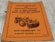 Allis Chalmers TM-87 No. 30 Series Mounted Single Action Disc Harrows Manual