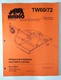 Rhino TW60/72 Rotary Mower Operator's Manual (2002)