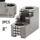 8" Hard Chuck Jaws for Kitagawa B-210 Type 1.5mm X 60&deg; Cnc Lathe 3 Sets