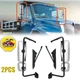 For 2002-2018 International 4300 4200 Chrome Door Mirror Pair Left & Right Side