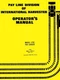 International 175C Pay Loader Tractor Operators Manual 175-C IH