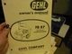 Gehl Owner's Manual for FB 87 Hi-Throw Hopper Blower