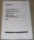 CAT CATERPILLAR 225D 229D EXCAVATOR OPERATION & MAINTENANCE MANUAL 1NK 2SJ 5WJ