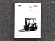 Crown PE4500-80 Forklift Pallet Truck Shop Service Repair Manual