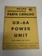 INTERNATIONAL HARVESTER IH PARTS LIST CATALOG MANUAL PU-29A UD-6A POWER UNIT