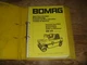 Bomag BW12R Pneumatic Tire Roller Parts Catalog Manual S/N 106 610 02 0102-Up