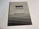 White Farm Equipment Model 2-180 Tractor Operators. Original Factory book