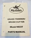 Robin Grass Brush Cutter Model NB23T Parts Manual Original OEM Illustrated 1988