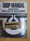 Honda GXV270, GXV340 Propane Engine Shop Manual S/N 61ZE801Z