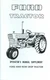 FORD TRACTOR 4000 ROW CROP OPERATOR'S MANUAL SUPPLEMENT TO ALL PURPOSE SERIES OM