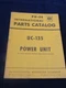 Vtg 1960 IH International UC-135 Power Unit Parts 62 Pg Catalog Form PU-56  C407