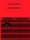 Massey Ferguson MF-300 MF300 Combine Service Shop Manual 