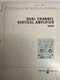 HEWLETT PACKARD 1801A DUAL CHANNEL VERTICAL AMPLIFIERMANUAL