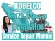 Kobelco Excavator SK170-9 (Tier-4) Service Repair Manual