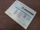 Mitsubishi FG30K FG35K FD20K FD25K Forklift Owner Operator Maintenance Manual
