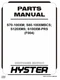 Hyster S70XM, S80XM, S100XM, S80XM BCS F004 Forklift Parts Catalog Manual PDF