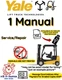 YALE FORKLIFT (A875) GC050RG SERVICE REPAIR SHOP MANUAL PDF ON USB NOT PRINTED