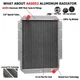 4 ROWS RADIATOR FOR HITACHI EX120-2 EX100-2 EX100-3 EX120-3 4274494 4285626