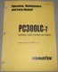 KOMATSU PC300LC-7L SLF EXCAVATOR OPERATION & MAINTENANCE MANUAL 40863-UP