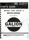 Galion T-500A Motor Grader Chassis Parts Manual Catalog SN 2601 Up