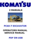 Komatsu PC60-7 Hydraulic Excavator Service Shop Repair Manual PDF