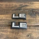 1989-1993 DODGE RAM 150 250 350 1ST GEN CUMMINS LE BADGES / EMBLEM EMBLEMS SET