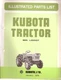 Kubota L225DT Tractor Illustrated Parts Manual