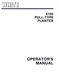 WHITE 6100 Pull Type Planter Operators Service Manual