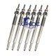 6 pcs Glow Plug 17331-65510 for Kubota S2602-DI-A S2802-DI-A Diesel Engine
